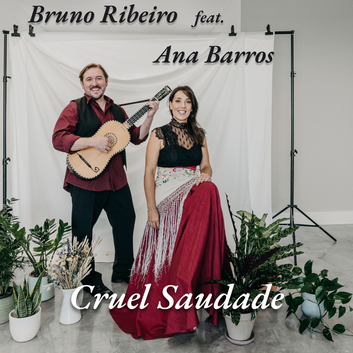 Cruel saudade (feat. Ana Barros) - Single by Bruno Ribeiro album cover