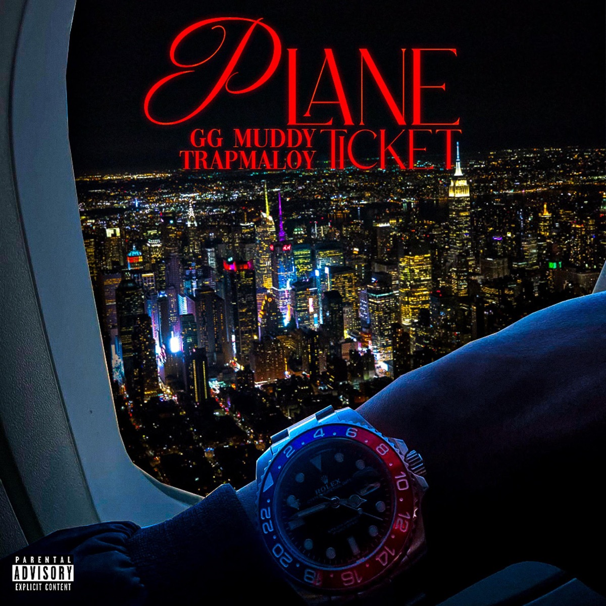 Plane Ticket (feat. TRAPMALOY) - Single by GG Muddy album cover