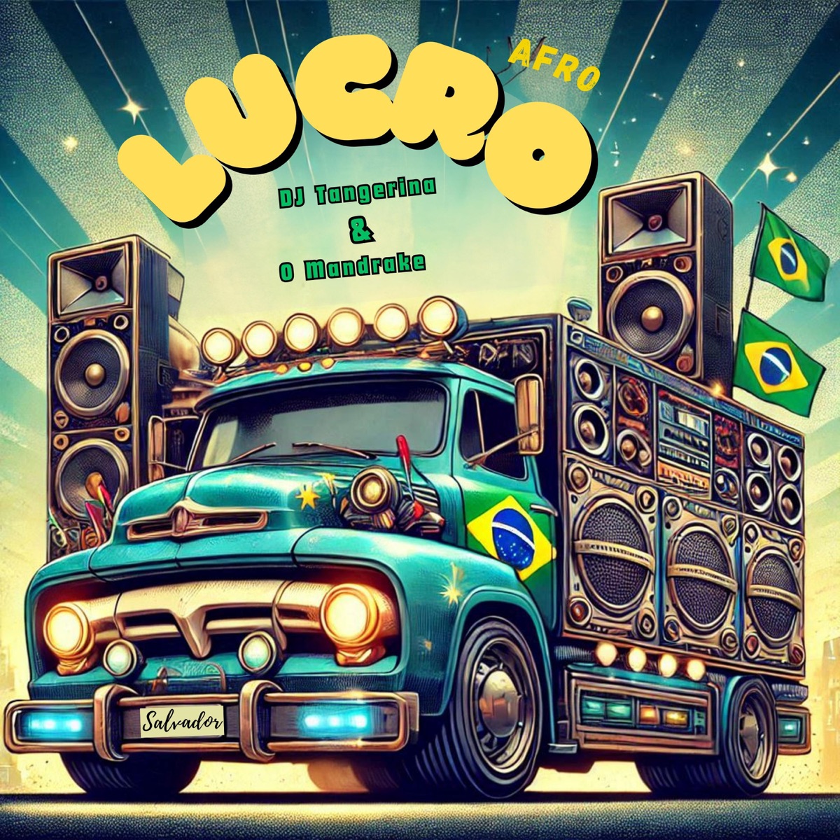 Afro Lucro - Single by Dj Tangerina & O Mandrake album cover