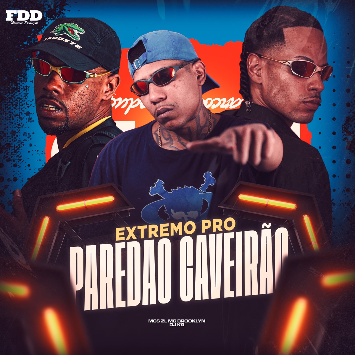 Extremo Pro Paredao Caveirao - Single by Dj K9, MC ZL & Mc Brooklyn album cover