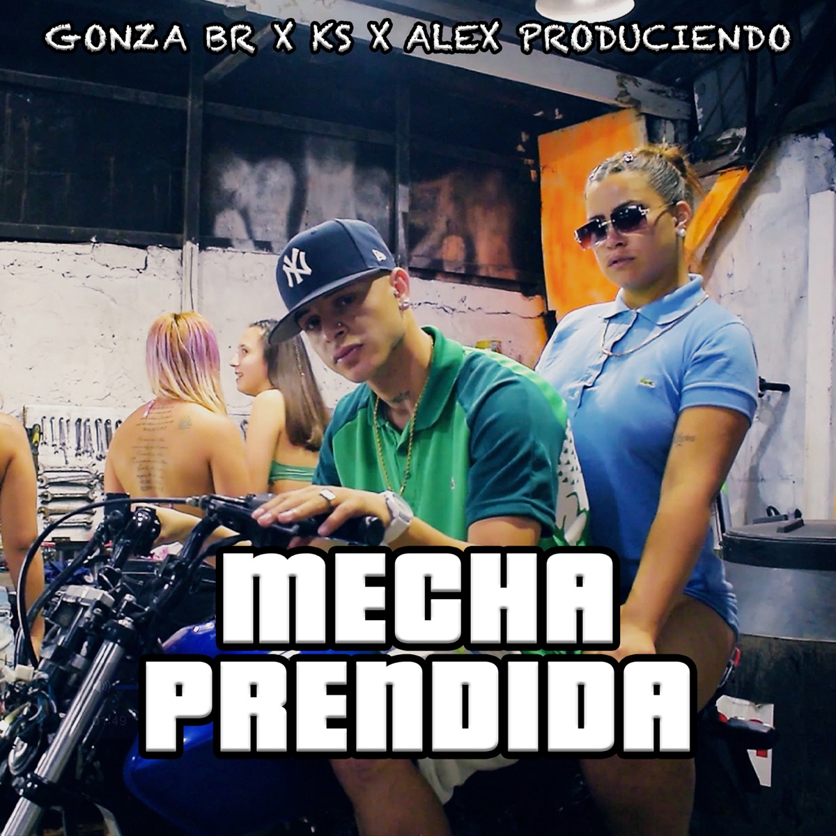 Mecha Prendida - Single by Gonza BR, K.S. & Alex Produciendo album cover