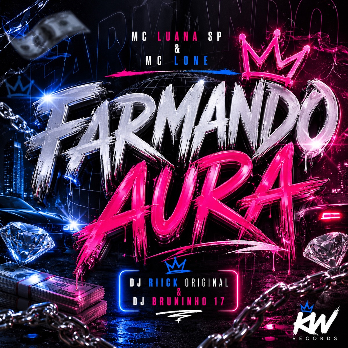FARMANDO AURA - Single by MC Luana SP, MC LONE, Mc Breniim FG, DJ RIICK ORIGINAL & DJ BRUNINHO 17 album cover