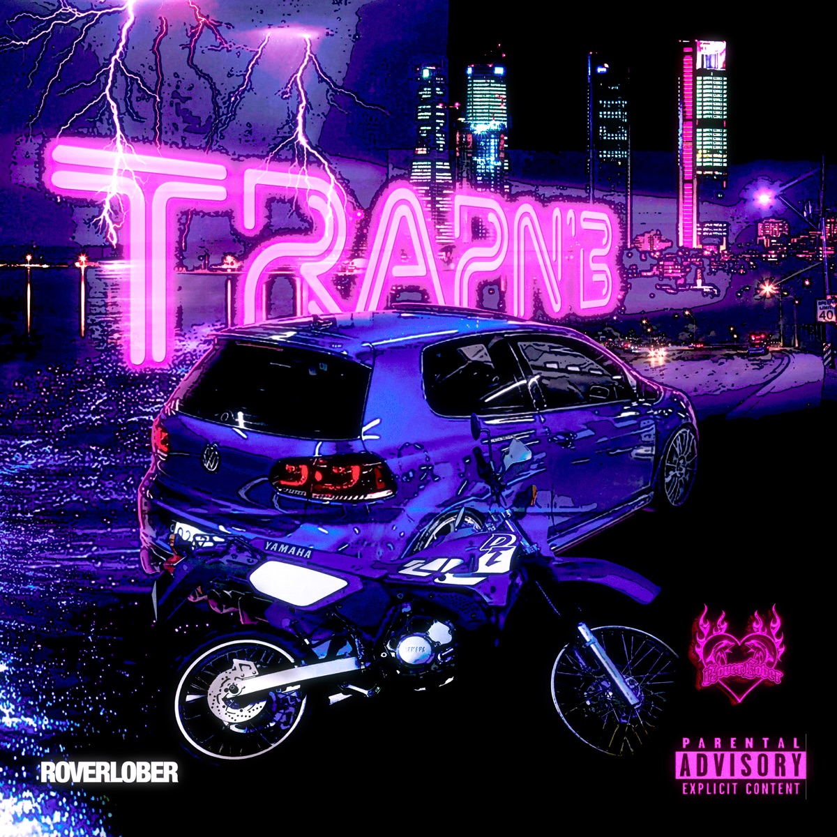 TRAPN'B by Rover Lober album cover