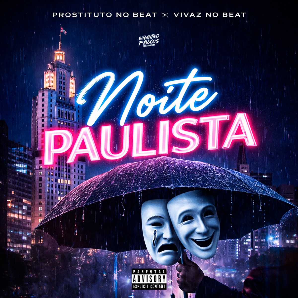 Noite Paulista (ArrochaFunk) - Single by Prostituto No Beat, Vivaz No Beat & Mc Dobella album cover