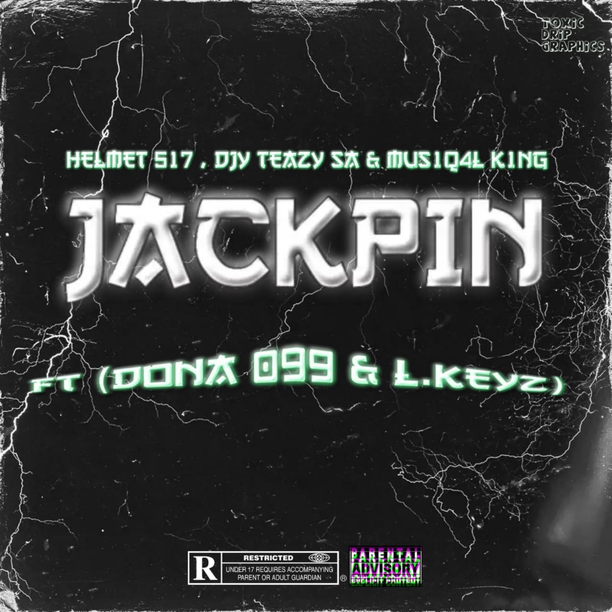 Jackpin (feat. Dona 099 & LKeyz) - Single by Helmet 517, Djy Teazy sa & MUS1Q4L K1NG album cover