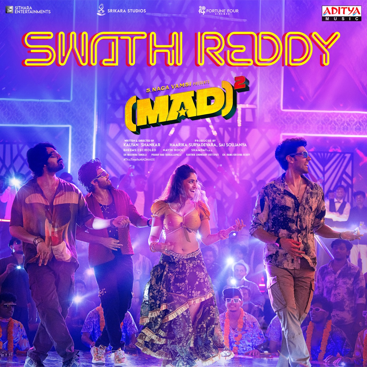 Swathi Reddy (From "Mad Square") - Single by Bheems Ceciroleo, Swathi Reddy UK & Suresh Gangula album cover