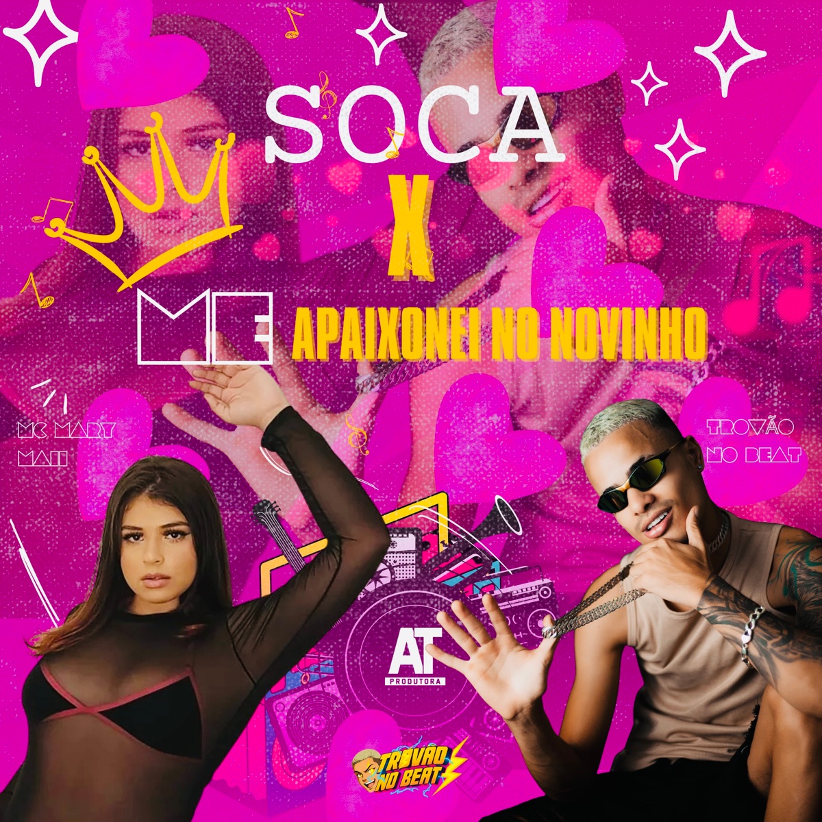 Soca X Me Apaixonei no Novinho - Single by MC Mary Maii album cover