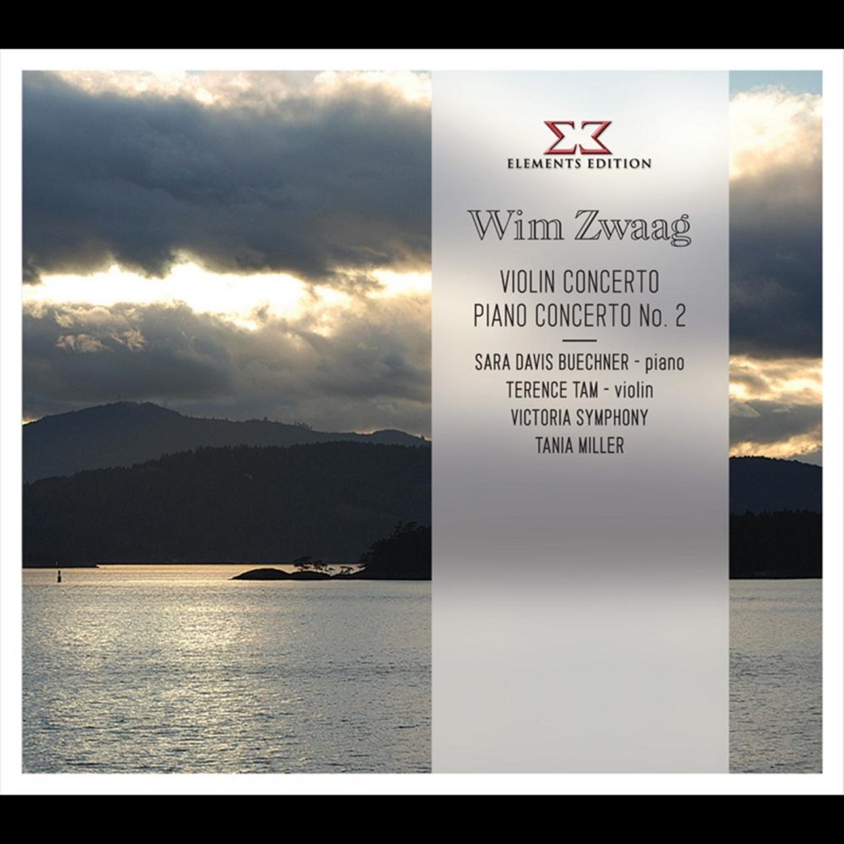 Violin Concerto, Piano Concerto No.2 by Sara Davis Buechner, Tania Miller, Terence Tam & Victoria Symphony album cover