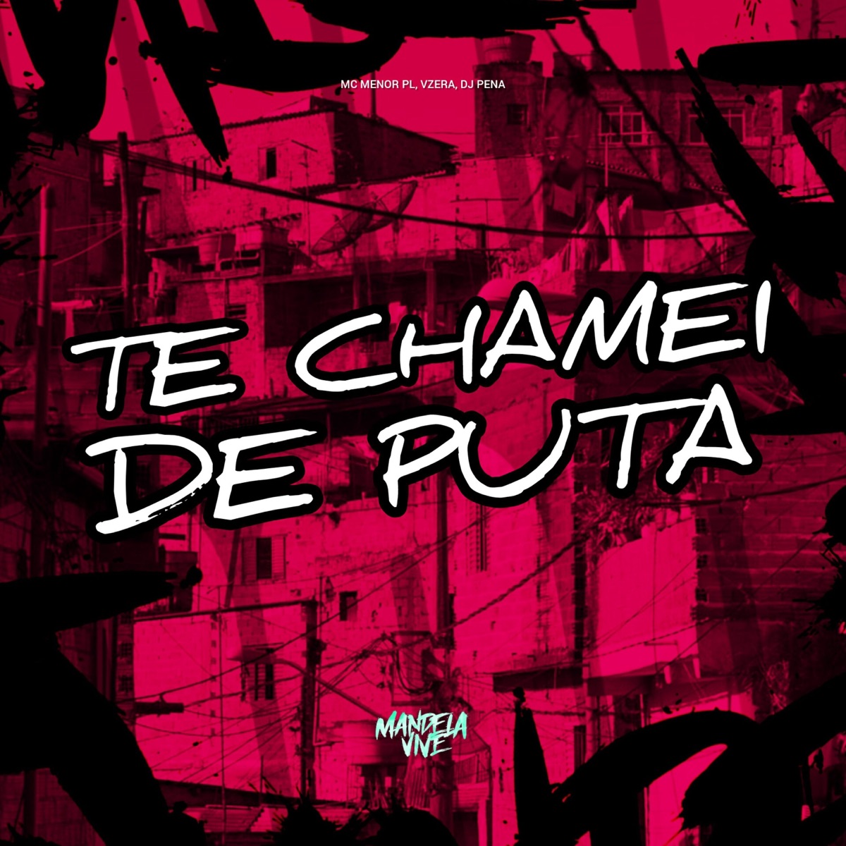 Te Chamei de Puta - Single by MC Menor PL, Dj pena & VZERA album cover
