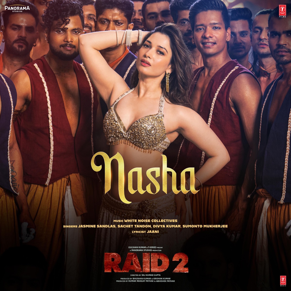 Nasha (From "Raid 2") - Single by Jasmine Sandlas, Sachet Tandon, Jaani, White Noise Collectives, Divya Kumar & Sumonto Mukherjee album cover