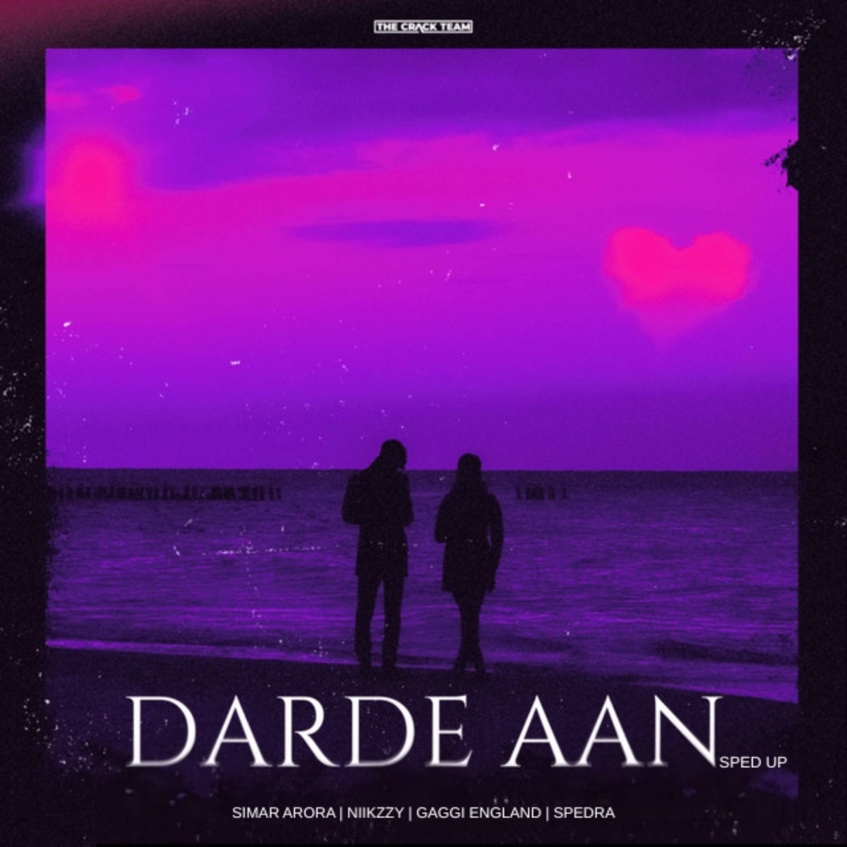 Darde Aan (Sped Up) - Single by Simar Arora, Niikzzy, Gaggi England & Spedra album cover