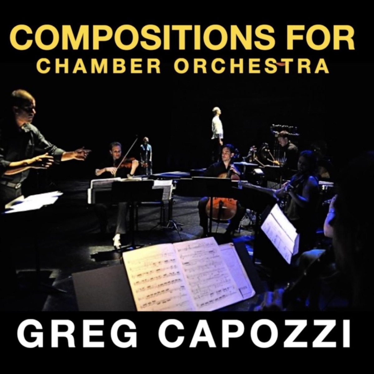 Compositions for Chamber Orchestra by Greg Capozzi & Pittsburgh New Music Ensemble album cover