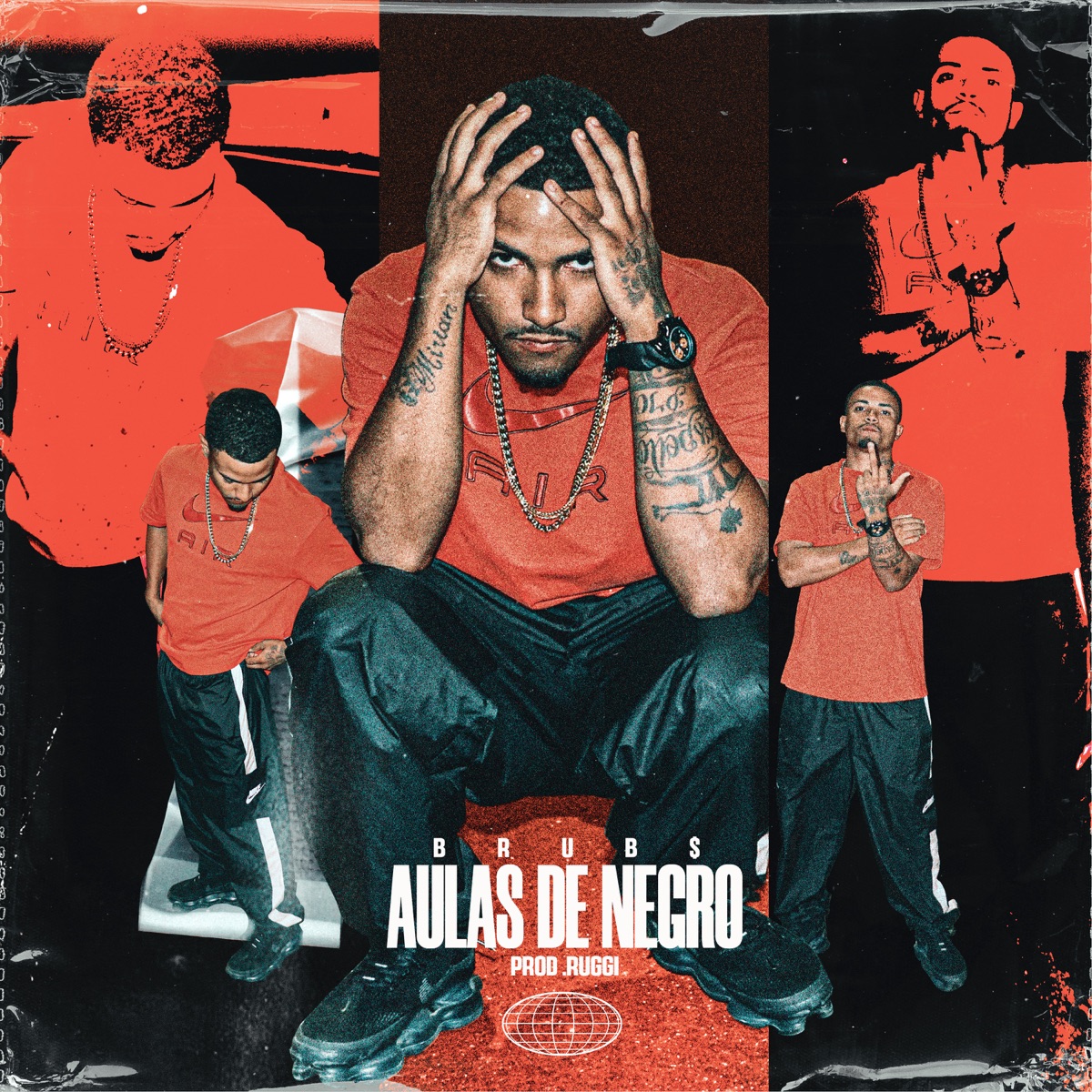 Aulas de Negro - Single by BRUB$ & Ruggi album cover