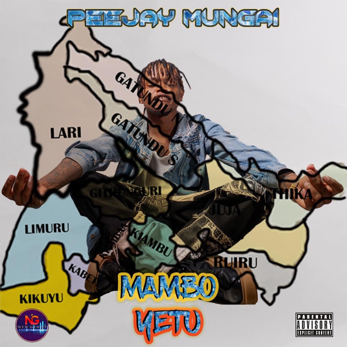 MAMBO YETU - Single by Peejay Mungai album cover