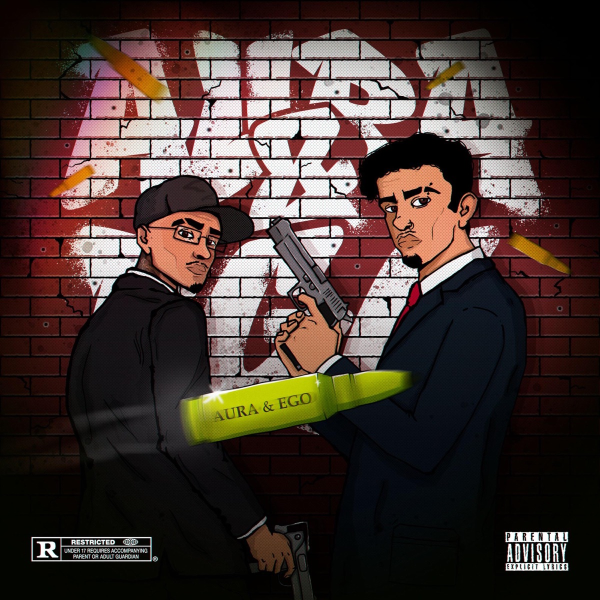 Aura & Ego (feat. 4KGuto) - Single by Saint Dan album cover