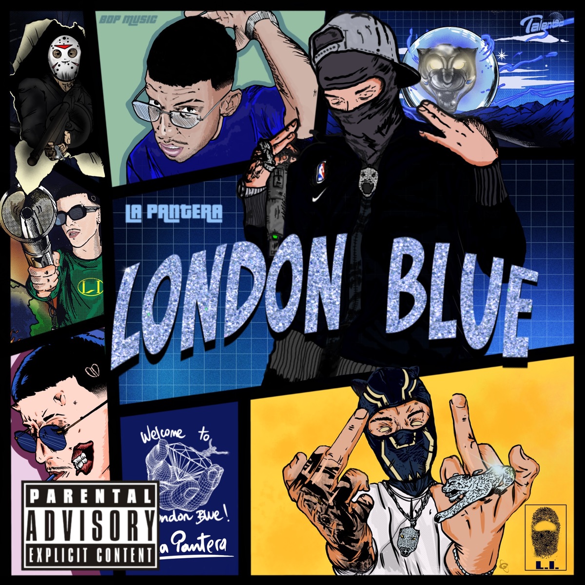 LONDON BLUE by La Pantera album cover