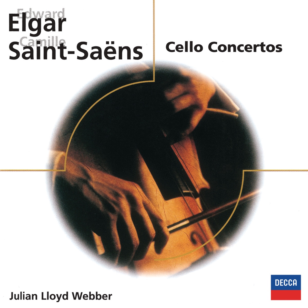 Elgar: Cello Concerto - Saint-Saens: Cello Concerto No. 1 by Julian Lloyd Webber, Royal Philharmonic Orchestra, Yehudi Menuhin, English Chamber Orchestra & Yan Pascal Tortelier album cover