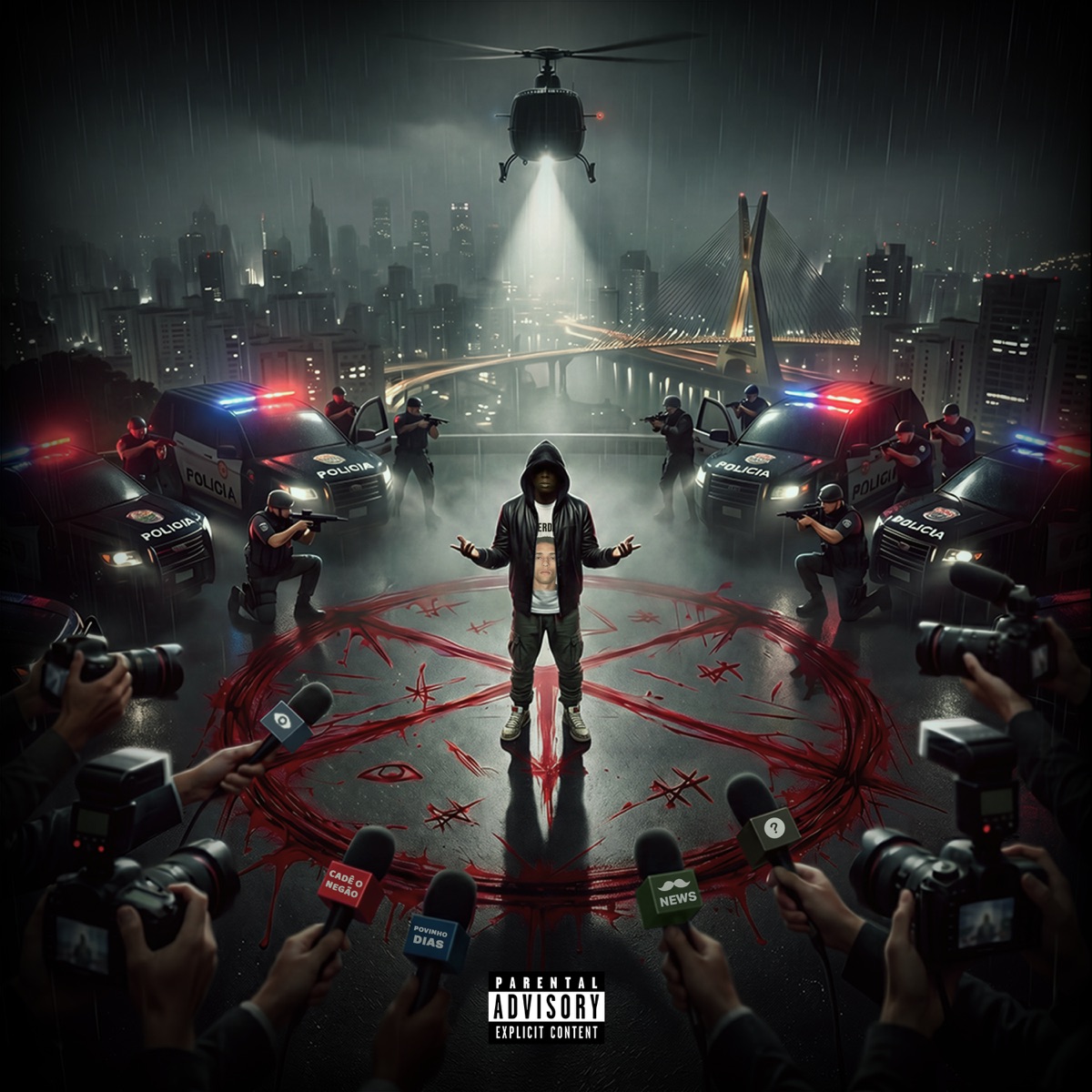 Quero Ir Pra Longe - Single by Mc Negão Original & DJ David LP album cover