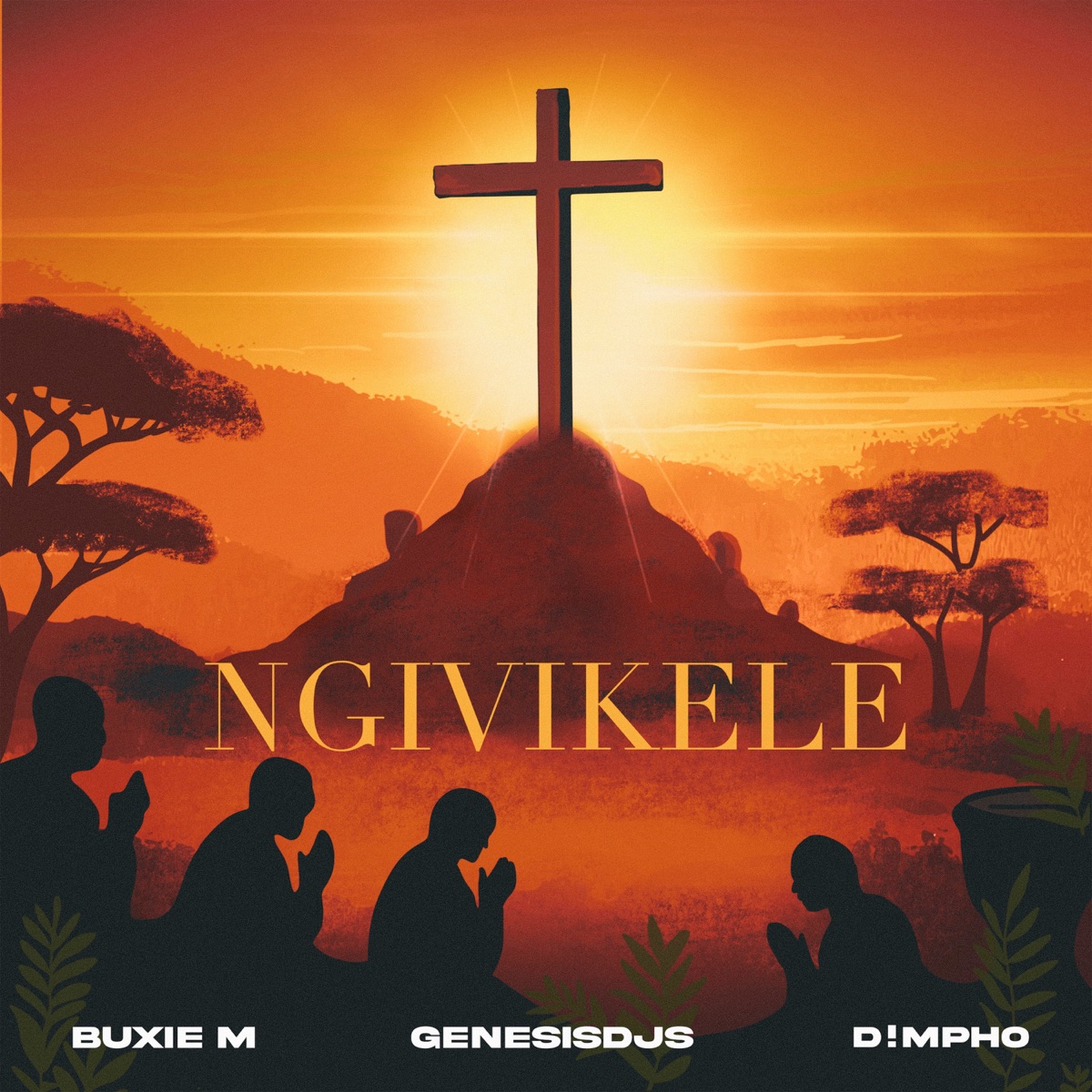 Ngivikele (feat. Buxie & D!mpho) - Single by Genesis DJs album cover