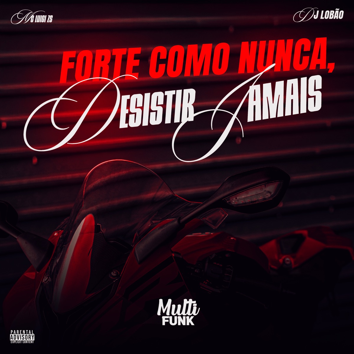 Forte Como Nunca, Desisti Jamais - Single by MC LUIGI ZS & DJ LOBÃO album cover