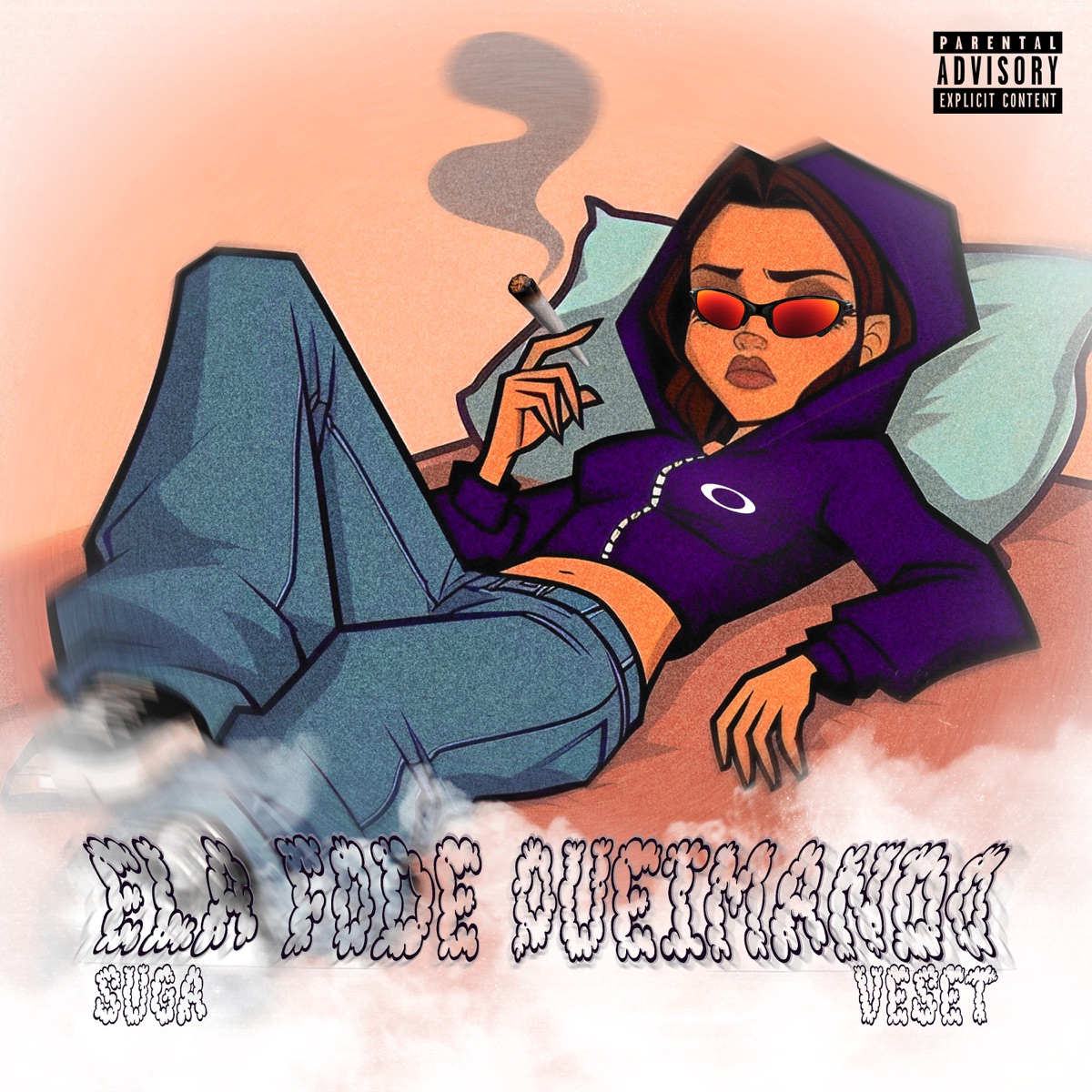 ELA FODE QUEIMANDO - Single by Bruno Suga, Mc BS, DJ Veset & Firehell album cover