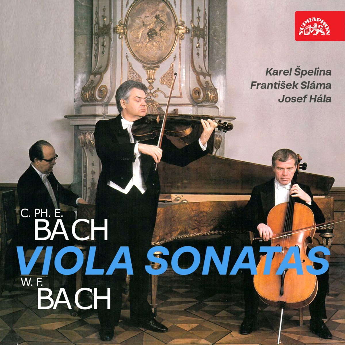 Bach & Bach: Viola Sonatas by Karel Špelina, Josef Hála & František Sláma album cover