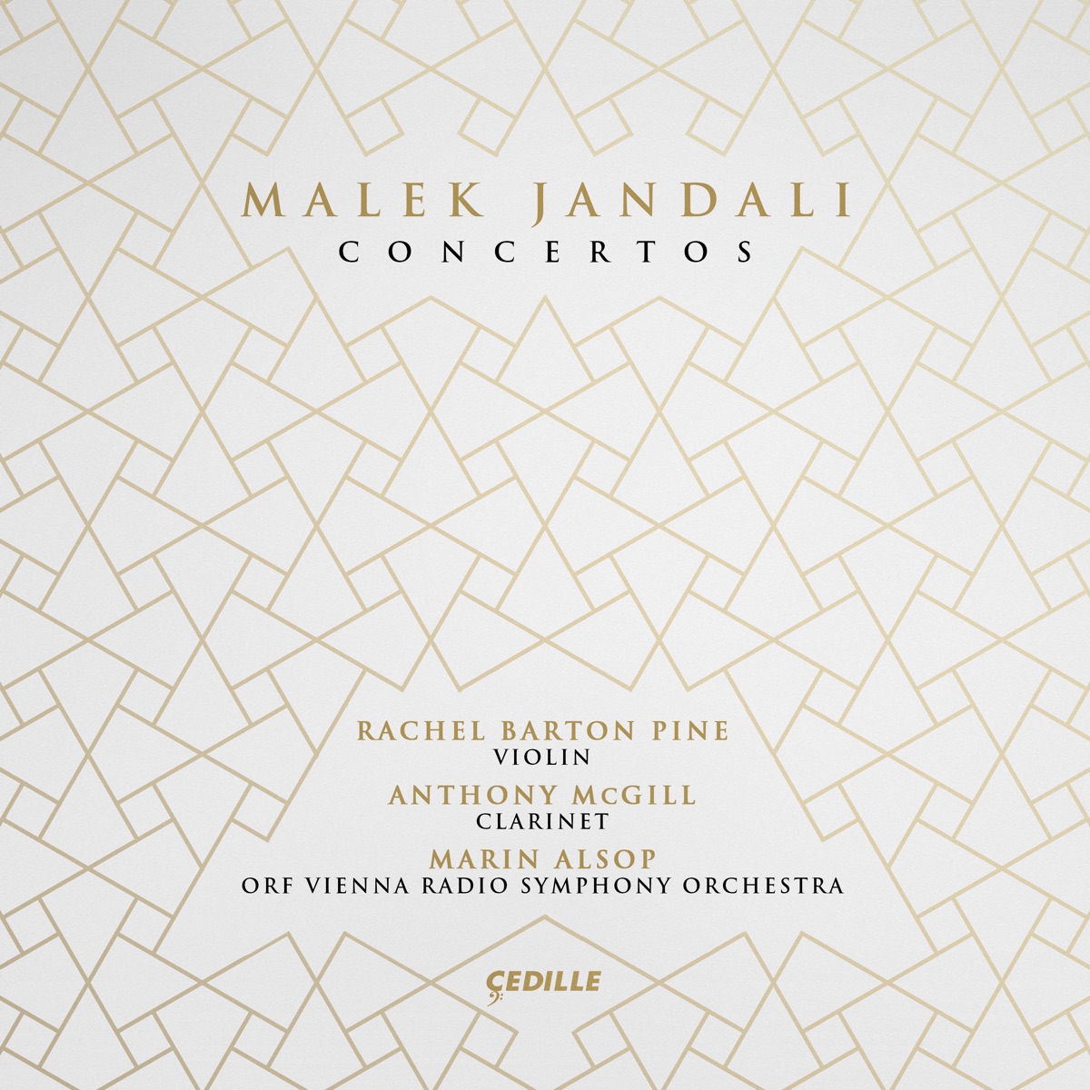 Malek Jandali: Concertos by Rachel Barton Pine, ORF Vienna Radio Symphony Orchestra, Marin Alsop & Anthony McGill album cover