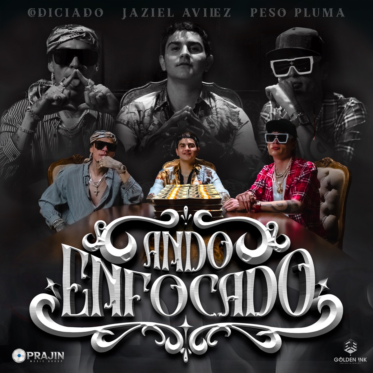 Ando Enfocado - Single by Jaziel Avilez, Codiciado & Peso Pluma album cover artwork