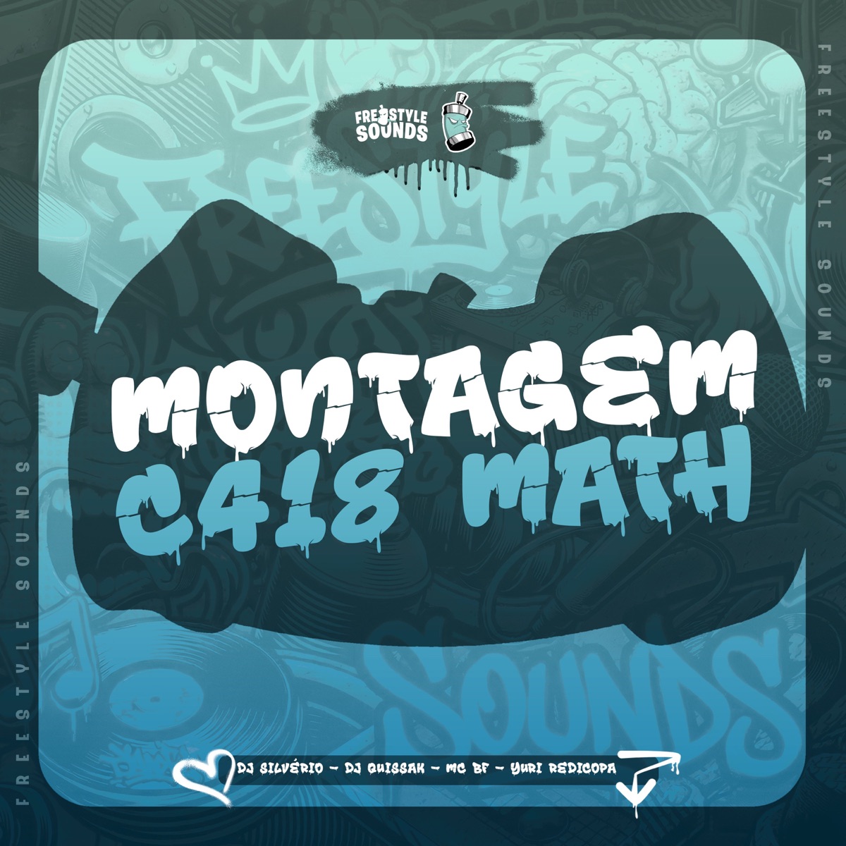 Montagem C418 Math - Single by DJ Silvério, DJ QUISSAK, MC BF & Yuri Redicopa album cover