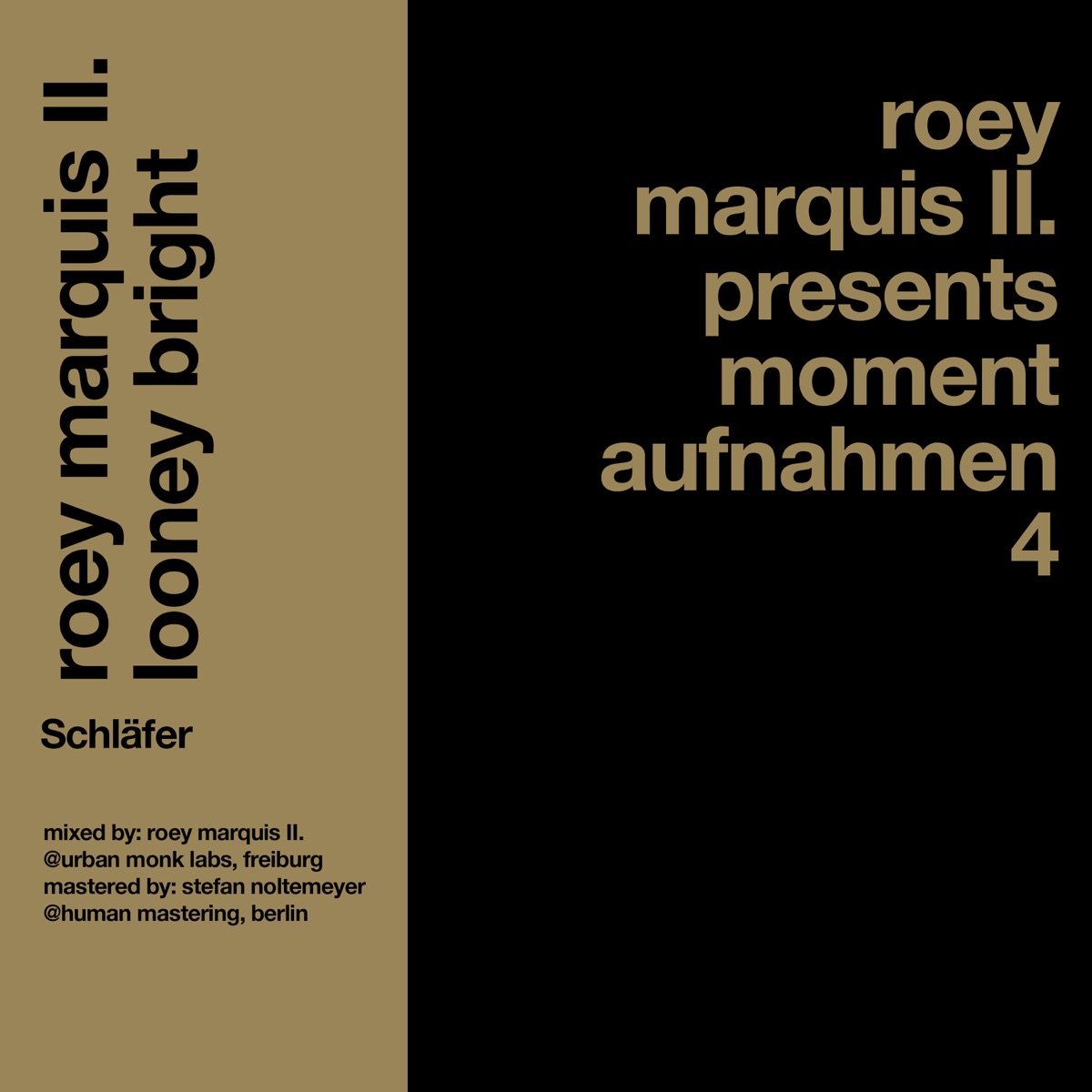 Schläfer - Single by Roey Marquis II & Looney Bright album cover