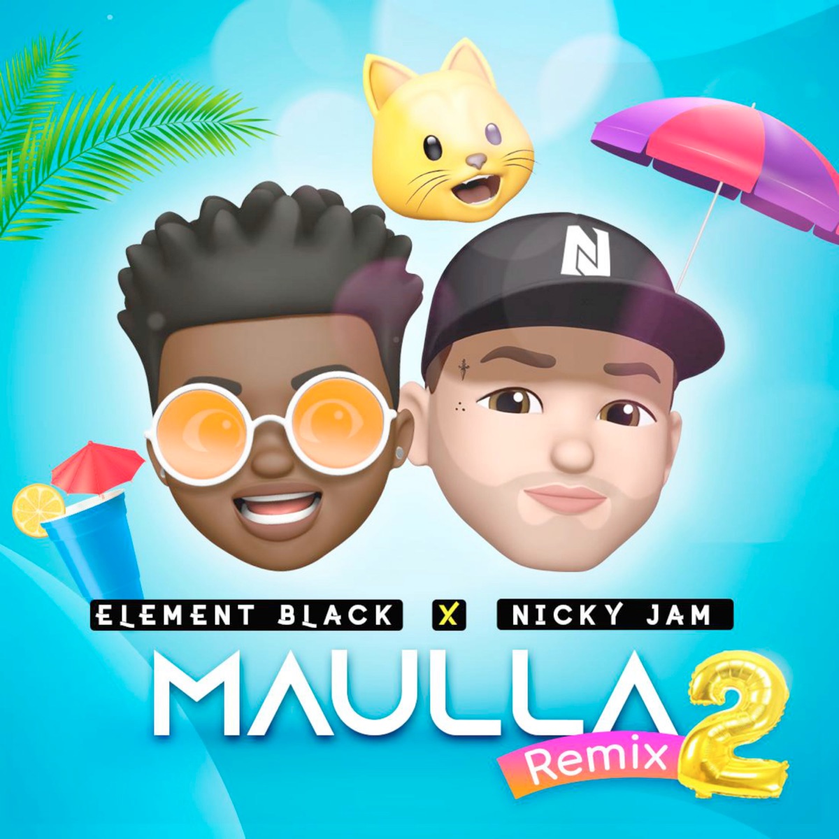 Maulla (Remix 2) - Single by Element Black & Nicky Jam album cover
