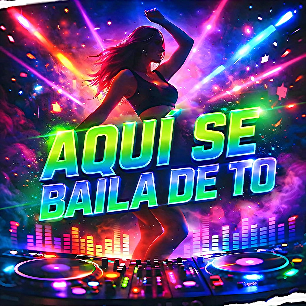 AQUI SE BAILA DE TO - Single by Jorge Alexis & Ed Martinez album cover
