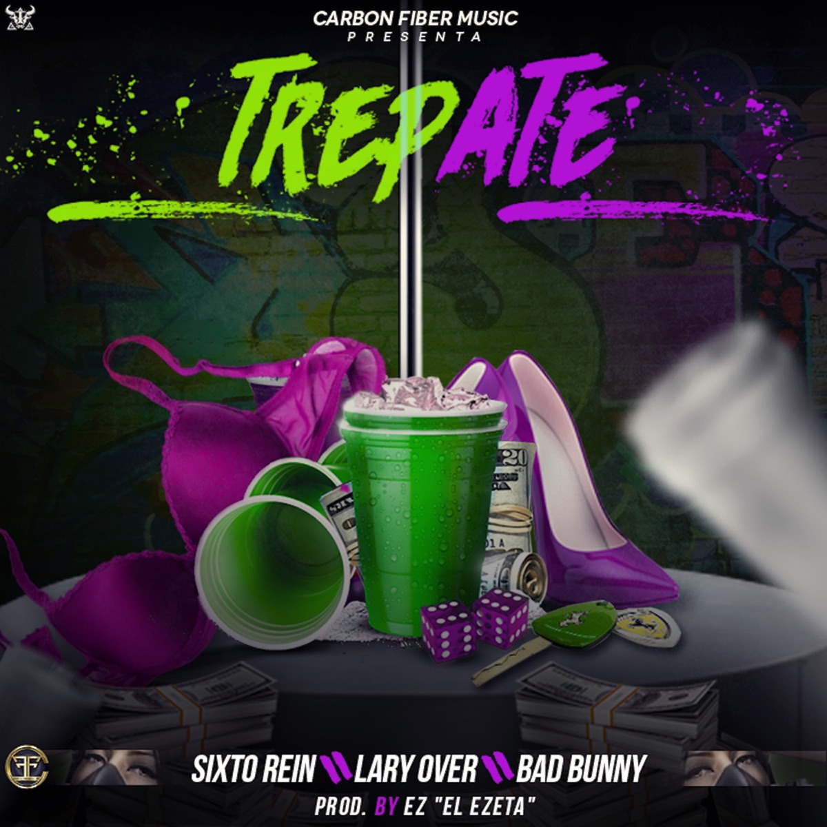 Trépate (feat. Ez El Ezeta) - Single by Sixto Rein, Lary Over & Bad Bunny album cover artwork