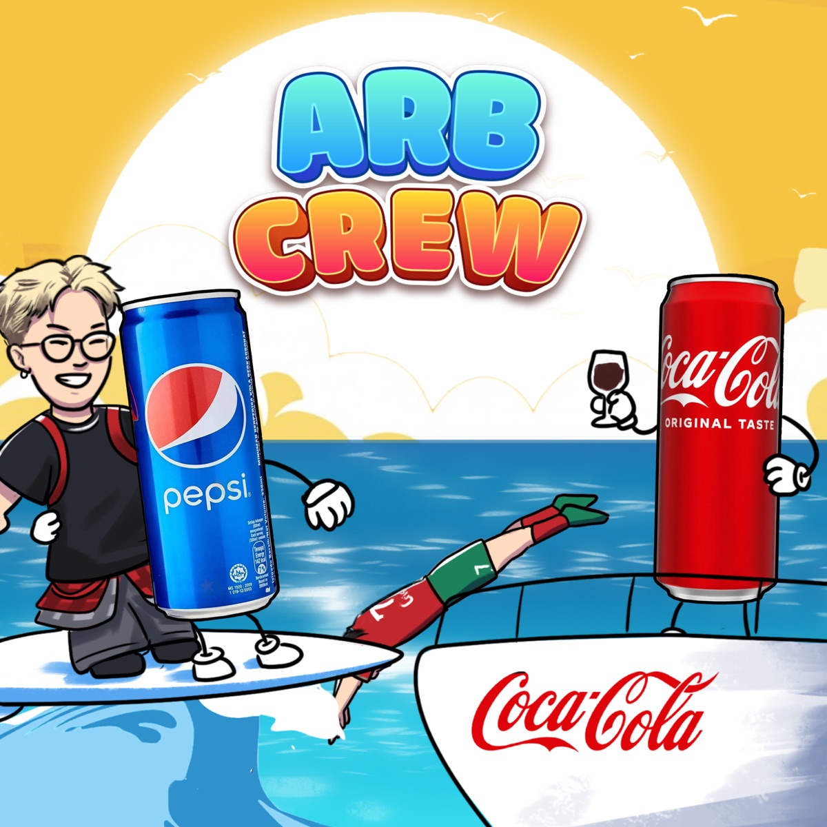 Pepsi vs Coca Cola - Single by ARB Crew, VTR & Jackson album cover