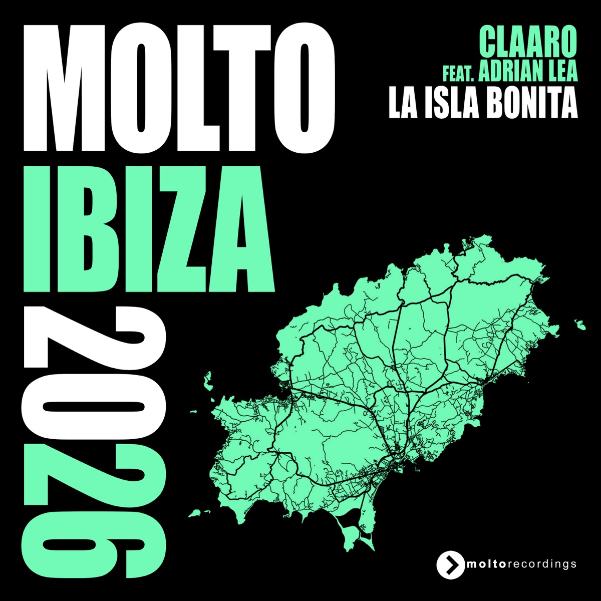 La Isla Bonita (with Adrian Lea) - Single by CLAARO album cover