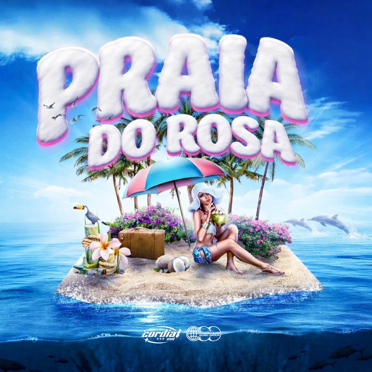 Praia do Rosa (feat. CORDIAL) - Single by Mc Laranjinha, DogBeat, Miojotalharim & DJ ESCOBAR album cover