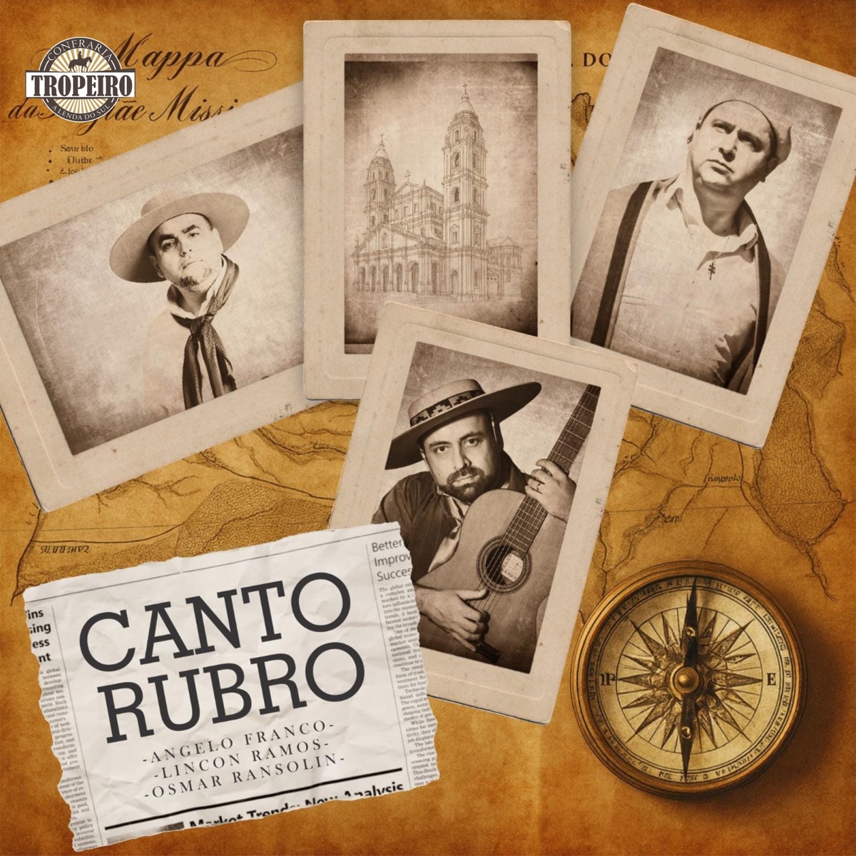 Canto Rubro - Single by Ângelo Franco, Lincon Ramos & Osmar Ransolin album cover