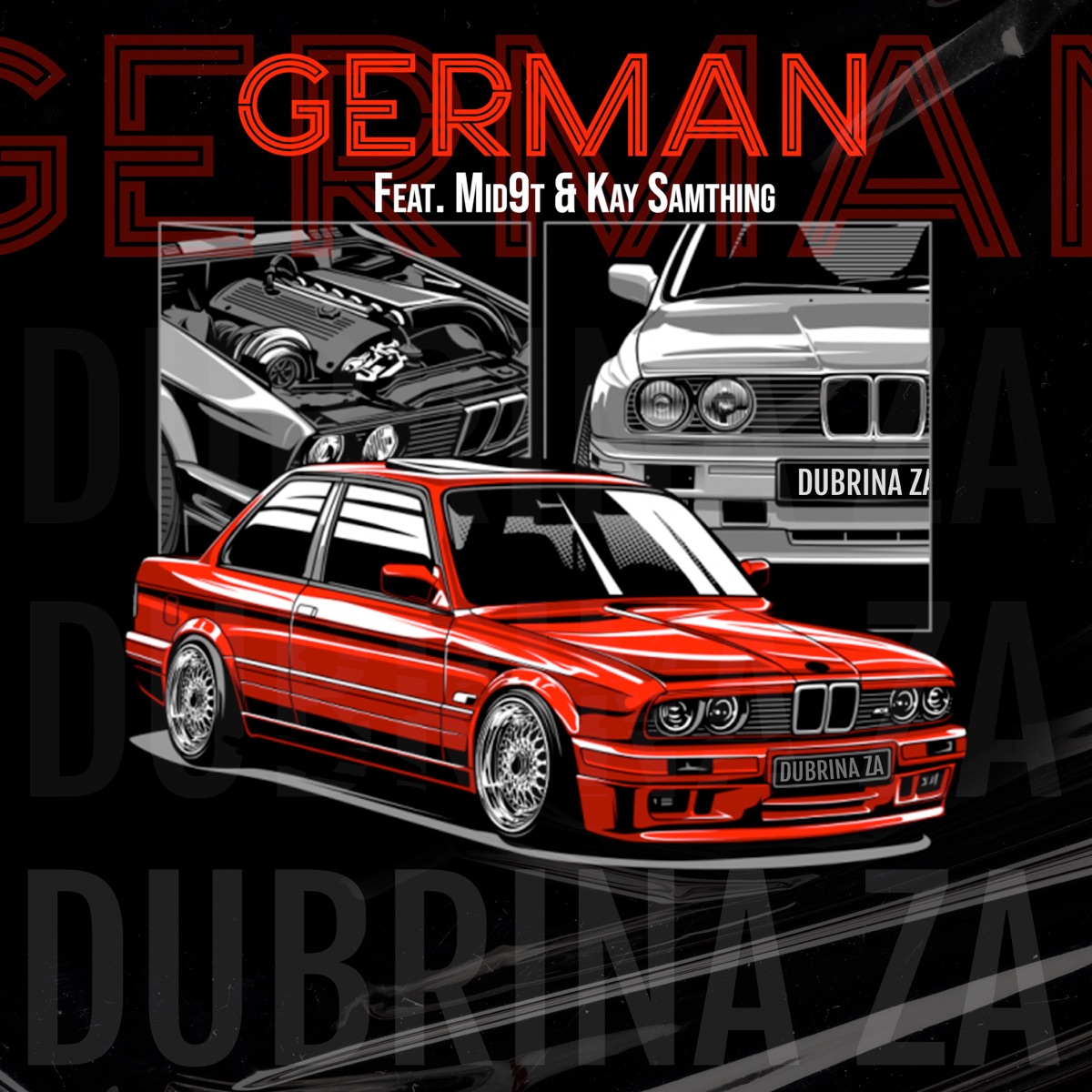 German - Single by Dubrina Za, Mid9t & KAY SAMTHING album cover
