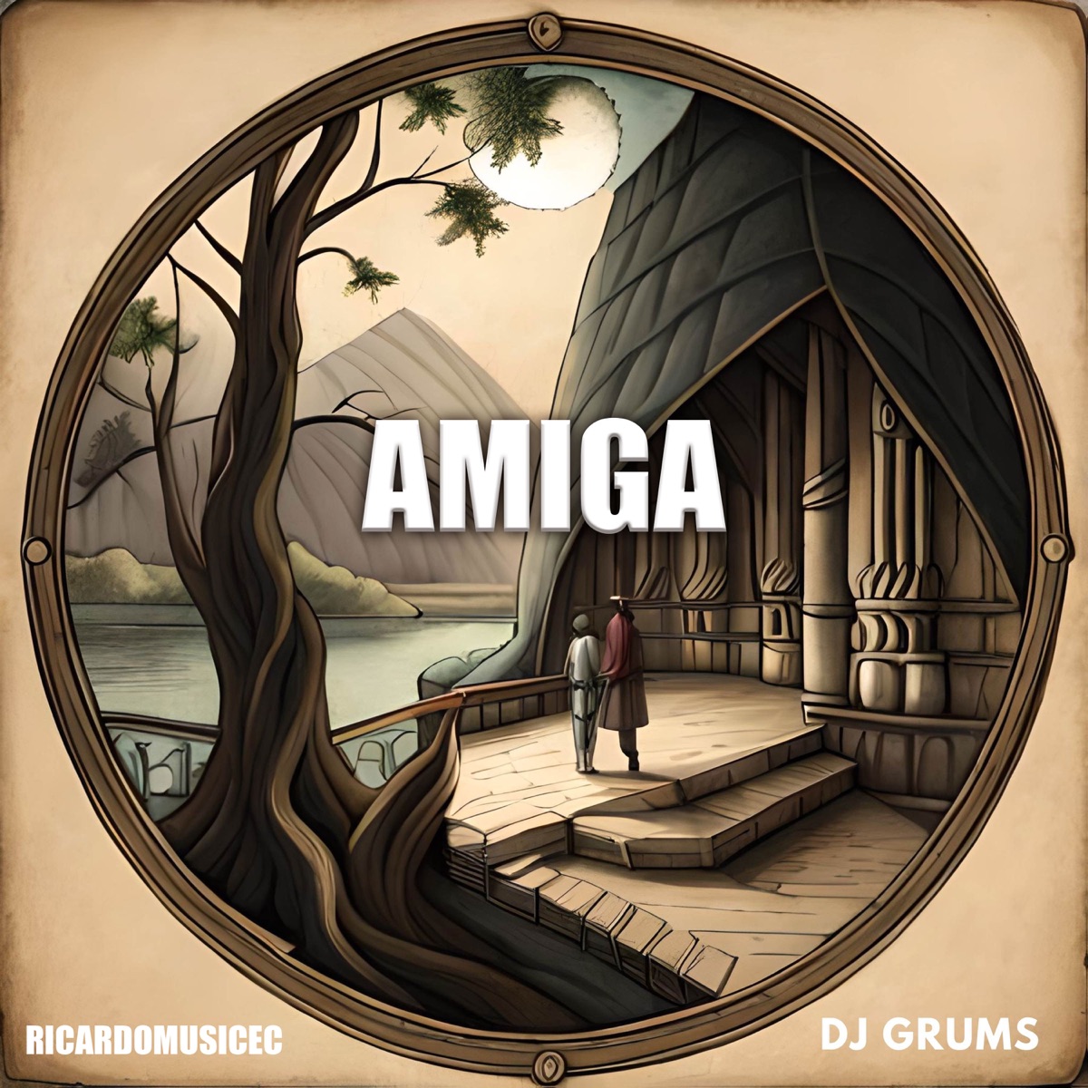 Amiga - Single by Dj Grums & RicardoMusicEc album cover
