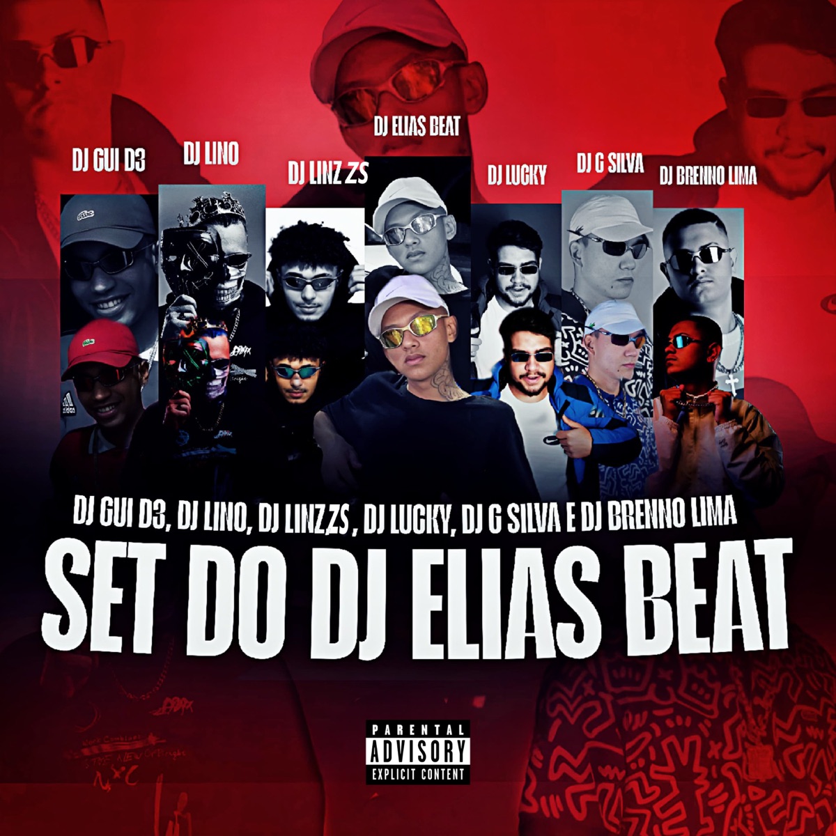 Set do DJ Elias Beat (feat. DJ G Silva, DJ Lino, Dj Linz Zs, DJ Lucky & DJ BRENNO LIMA) - EP by DJ Elias Beat, Dj Urus & Dj Gui D3 album cover