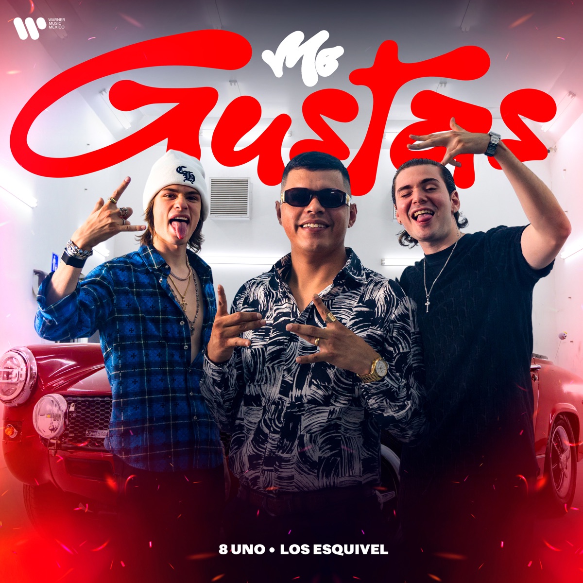 Me Gustas - Single by 8Uno, Los Esquivel, Sebastian Esquivel & Eugenio Esquivel album cover