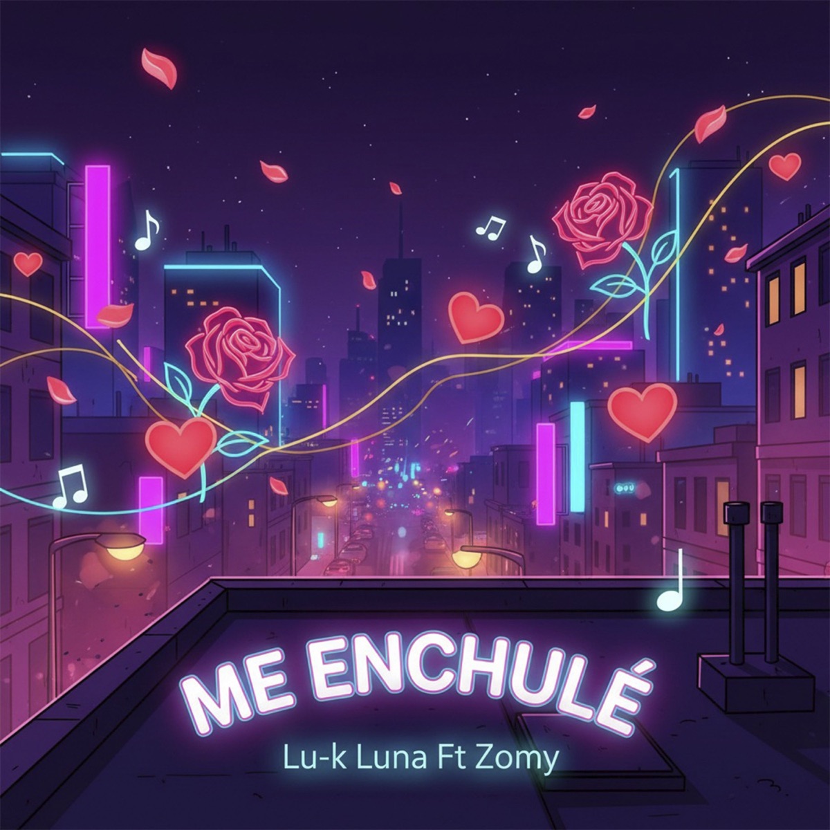 ME ENCHULÉ (feat. Zomy) - Single by Lu-K luna album cover