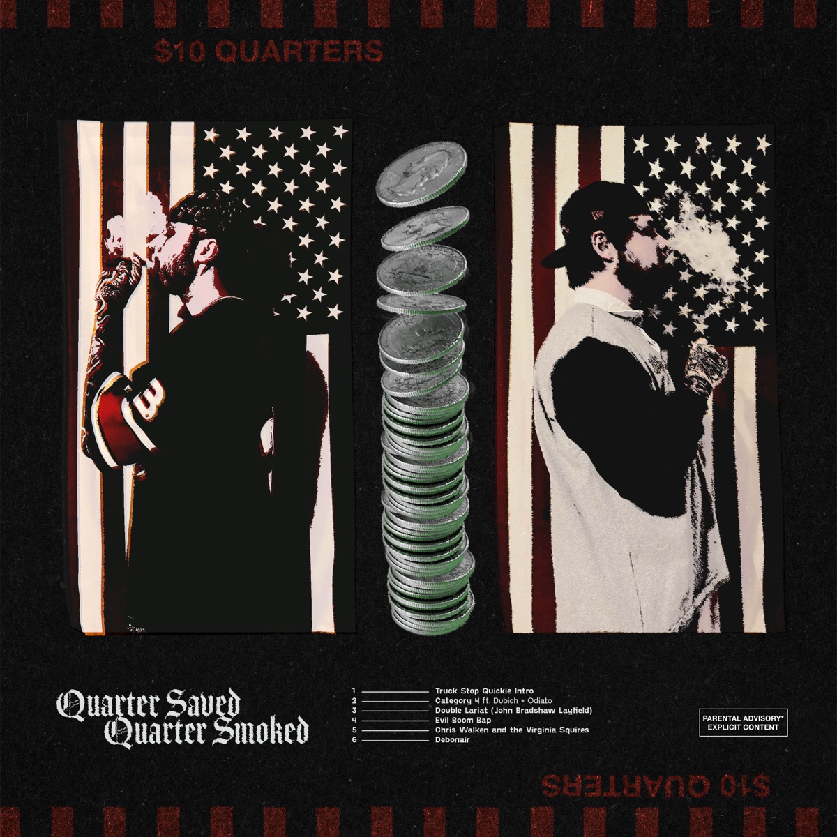 Quarter Saved Quarter Smoked - EP by 99zed & Saliva Grey album cover