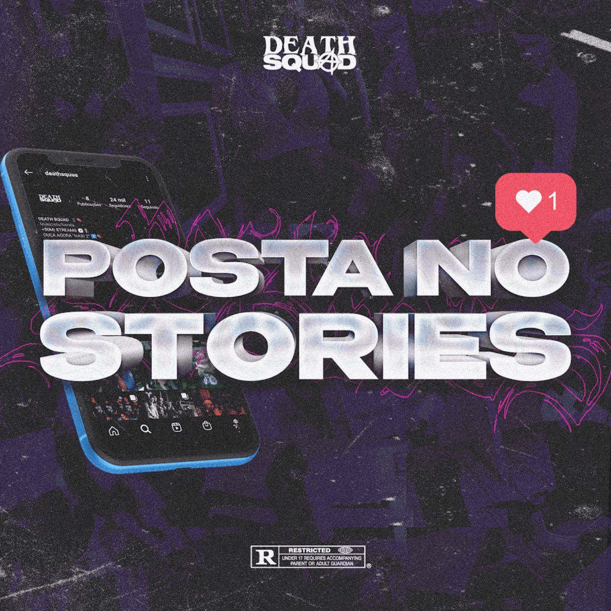 Posta no Stories - Single by Death $quad, Massaru, MAIK sbkaos & D$ Luqi album cover