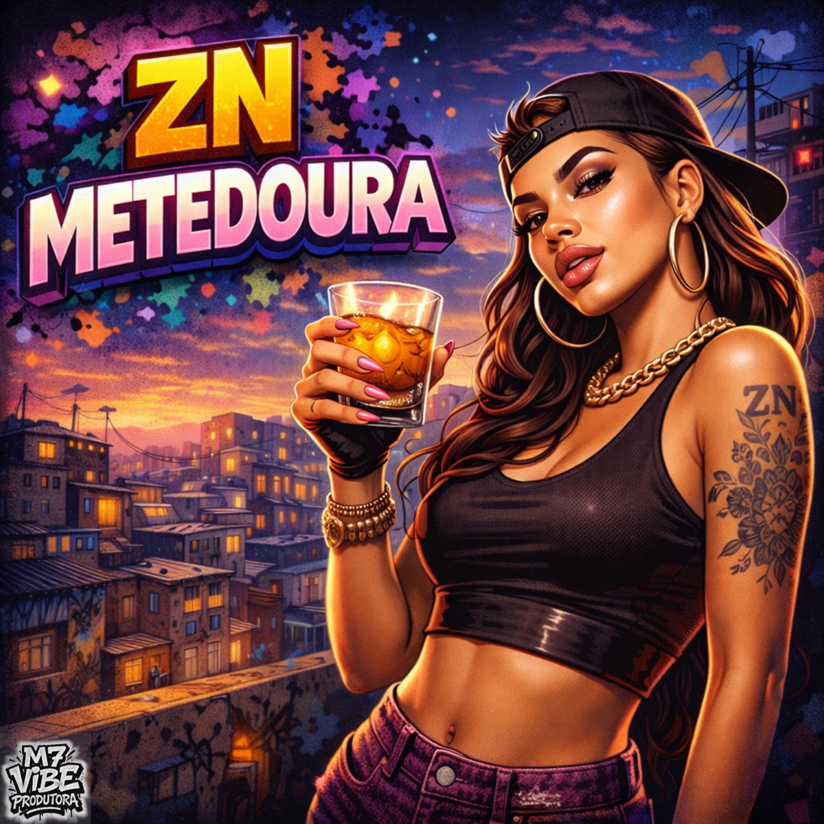 ZN METEDOURA - Single by Mc Theyllor, MC KAH & DJ MOUZE DA DZ7 album cover
