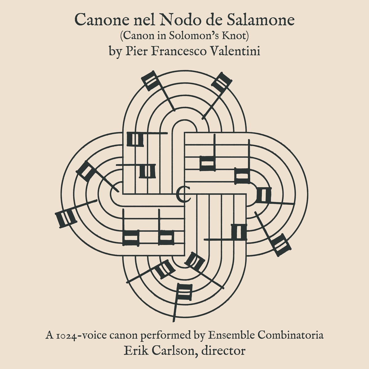 Canone nel nodo de Salamone by Ensemble Combinatoria & Erik Carlson album cover