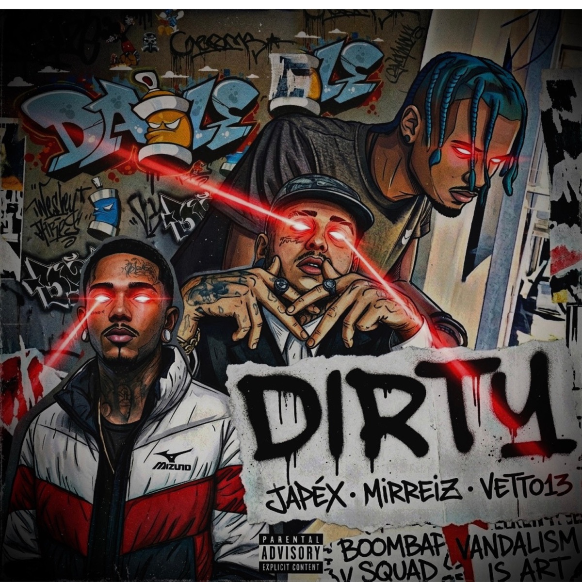 Dirty - Single by Japéx, Mirreiz & Vetto13 album cover