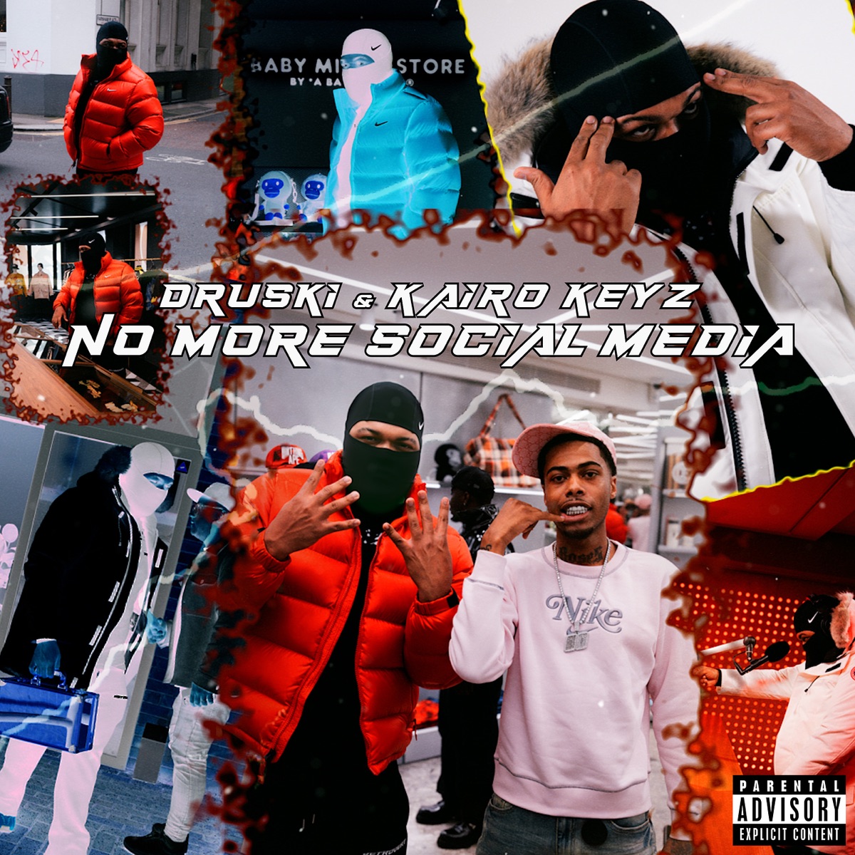 No More Social Media - Single by Druski & Kairo Keyz album cover