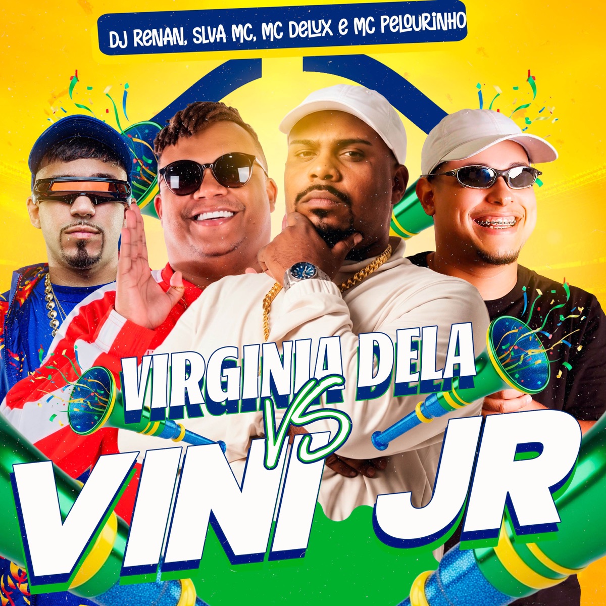 Virginia Dela VS Vini Junior - Single by DJ Renan, Silva Mc, MC Delux & Mc Pelourinho album cover