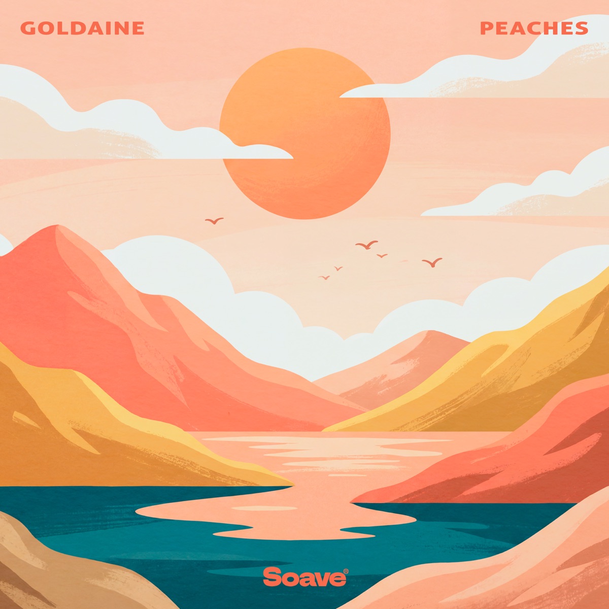 Peaches - Single by Goldaine album cover